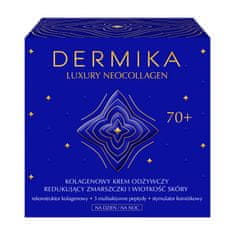 Luxusní kolagenový vyživující krém Neocollagen 70+ pro redukci vrásek a ochabování pleti na den i noc 50ml