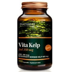 Vita Kelp Organic 500 mg organického jódu doplněk stravy 100 kapslí