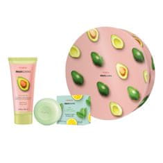 Fruit Lovers Avocado set sprchový gel 200ml + šampon v kostce 60g