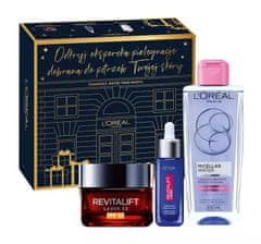 Revitalift Laser set noční sérum 30ml + denní krém SPF25 50ml + micelární voda 200ml