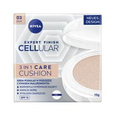 Expert Finish Cellular 3v1 Care Cushion krém-podkladový krém SPF15 03 Dark 15ml