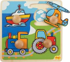 Bigjigs Toys Vkládací puzzle TRANSPORT vícebarevné