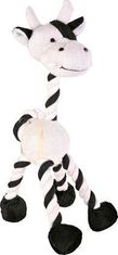 Trixie Žirafa s tenisovým míčem a lanem, bez zvuku, 28 cm