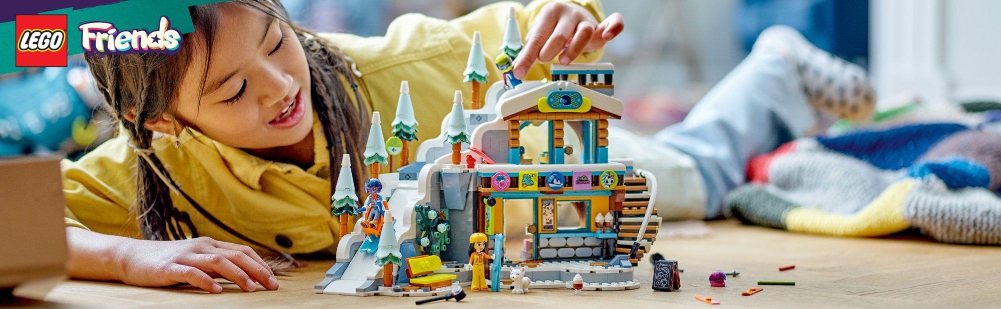 LEGO Friends 41756 Lyžařský resort s kavárnou