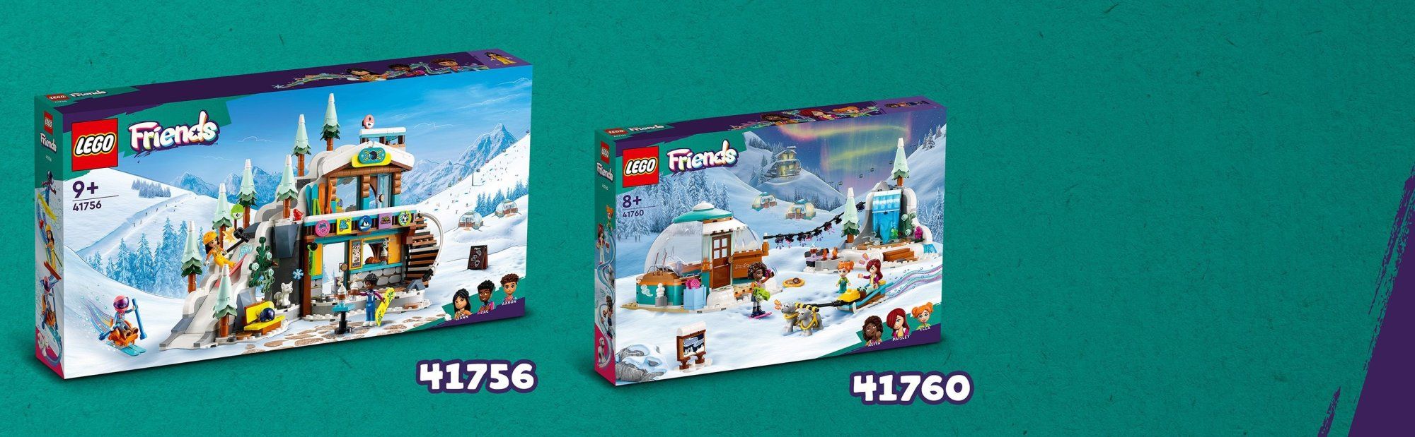 LEGO Friends 41756 Lyžařský resort s kavárnou