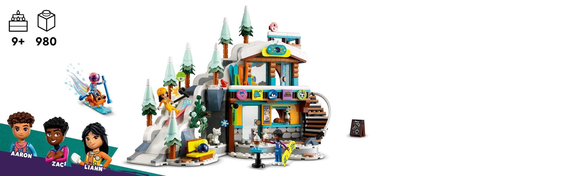 LEGO Friends 41756 Lyžařský resort s kavárnou