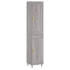 Vidaxl Skříň highboard šedá sonoma 34,5 x 34 x 180 cm kompozitní dřevo