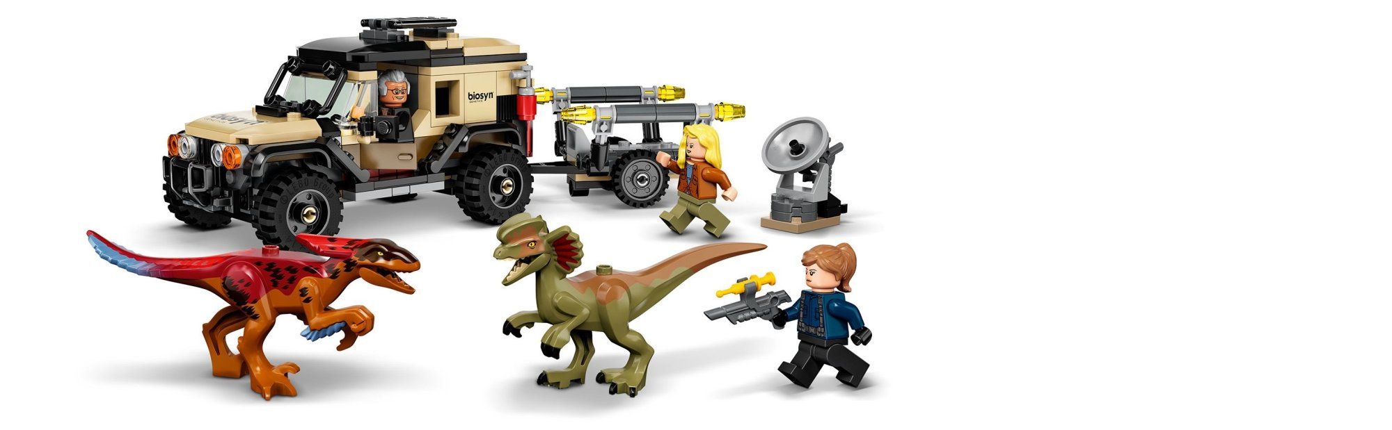 LEGO Jurassic World 76951 Přeprava pyroraptora a dilophosaura