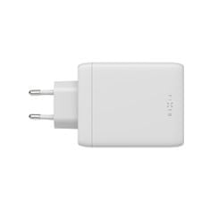 FIXED GaN nabíječka s 3xUSB-C a USB výstupem, podpora PD 3.0, 100W FIXCG100-3CU-WH, bílá