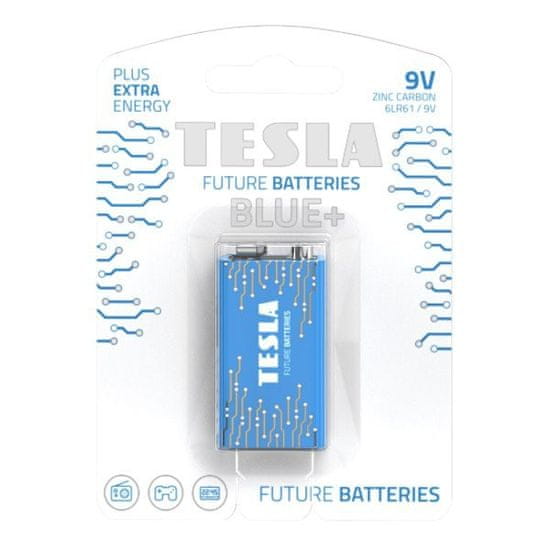 TESLA Baterie Tesla BLUE+ 9V 1ks