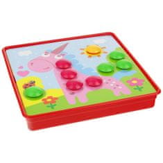 Nobo Kids  Tlačítko Puzzle Mozaika Tlačítko Školení Žirafa