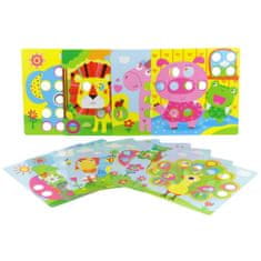 Nobo Kids  Tlačítko Puzzle Mozaika Tlačítko Školení Žirafa