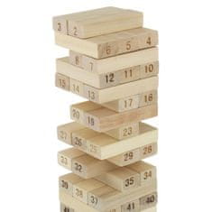 Nobo Kids  Věž Jenga Dřevěné puzzle s kymácející se věží