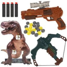 Nobo Kids  Zbraň Kulová pistole Kuše Štít Dinosaurus T-Rex