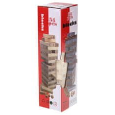 Nobo Kids  Věž Jenga Dřevěné puzzle s kymácející se věží