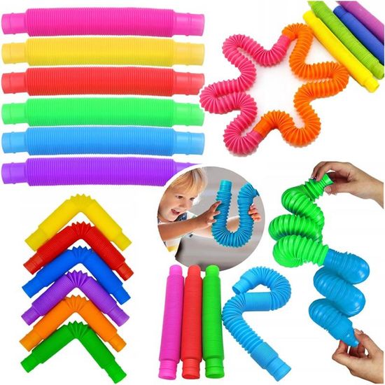 Nobo Kids  Pop Tubes Sensory Tubes XXL 6 ks.