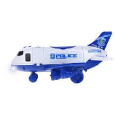 Nobo Kids Poháněné policejní letadlo Police Sounds 2 auta