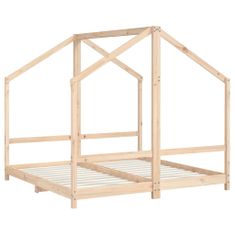 Vidaxl Dětská postel 2x (80 x 160) cm masivní borové dřevo