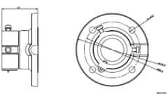 Hikvision držák pro kameru DS-1663ZJ/ kompatibilní s kamerami 4 inch PTZ