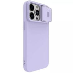 Nillkin  CamShield Silky Silicone Case pro Iphone 15 Pro fialový