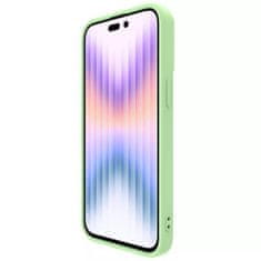 Nillkin  CamShield Silky Silicone Case pro Iphone 15 Pro Max mint