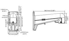 Hikvision držák pro kameru DS-1602ZJ/ kompatibilní s kamerami 4 inch PTZ