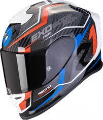 SCORPION Moto přilba EXO-R1 EVO AIR COUP černo/červeno/modrá XS