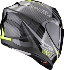 SCORPION Moto přilba EXO-520 EVO AIR TERRA černo/stříbrno/fluo žlutá XS