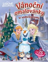 Jiri Models Vánoční omalovánka se samolepkami FROZEN - Ledové království