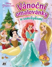 Jiri Models Vánoční omalovánka se samolepkami Disney Princezny