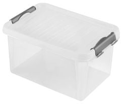 BOX ÚLOŽNÝ S VÍKEM 8L, PLAST, 33X22,5X16CM