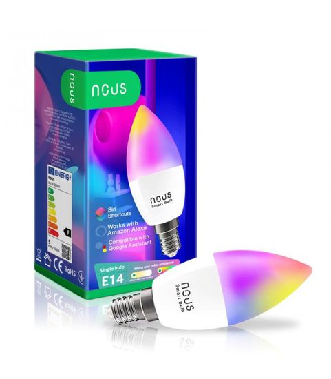 Nous Nous P4 WiFi Smart Žárovka RGB E14 Tuya