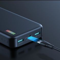 Joyroom QP195 Power Bank 20000mAh 2x USB / USB-C 22.5W, černý