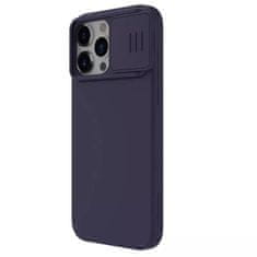 Nillkin  CamShield Silky Silicone Case pro Iphone 15 Pro tmavě fialový