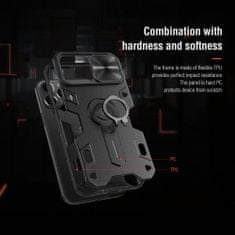 Nillkin  CamShield Armor TPU+PC pro Iphone 13 Pro Max zelený