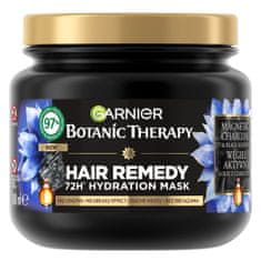 shumee Botanic Therapy hydratační maska pro suché vlasy s aktivním uhlím a černým kmínovým olejem 340 ml
