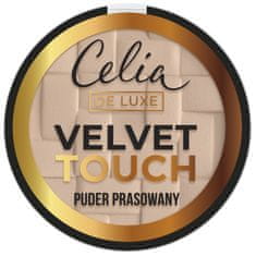 shumee De Luxe Velvet Touch lisovaný pudr 104 Sunny Beige 9g