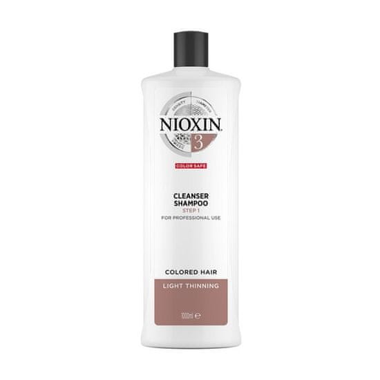 shumee System 3 Cleanser Shampoo čisticí šampon pro mírně řídnoucí barvené vlasy 1000 ml