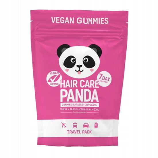 shumee Vlasová péče Panda Travel Pack vitamíny na vlasy v želé 70g