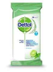 shumee Dettol antibakteriální ubrousky na čištění a dezinfekci povrchů Limetka a máta 36 ks