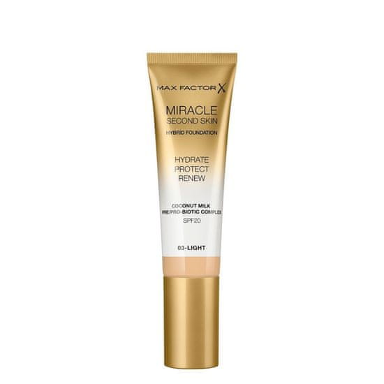 shumee Miracle Second Skin Hybrid Foundation hydratační make-up s filtrem 03 Light 30ml