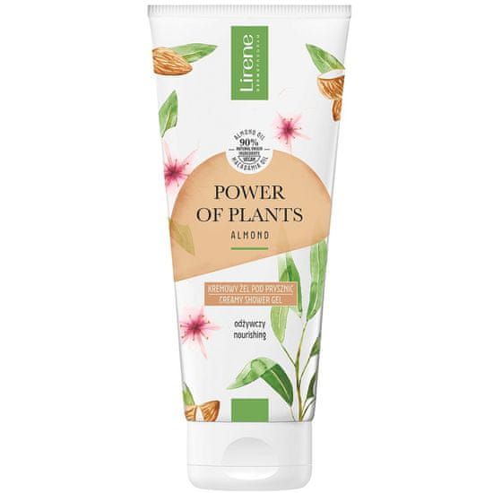 shumee Power of Plants výživný krémový Mandlový sprchový gel 200ml