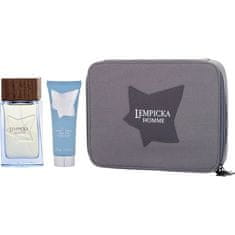 shumee Lempicka Homme set toaletní voda ve spreji 100ml + gel po holení 75ml + kosmetická taštička