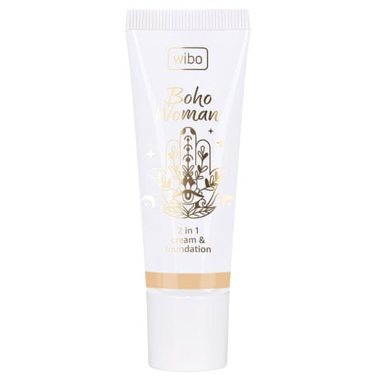 shumee Boho Woman 2v1 Cream & Foundation 2v1 krém na obličej a podkladová báze 1 25g