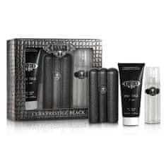 shumee Cuba Prestige Black set toaletní voda ve spreji 90ml + voda po holení 100ml + sprchový gel 200ml