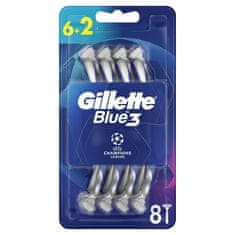 shumee Blue 3 UEFA Champions League jednorázové holicí strojky pro muže 8 ks