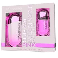 shumee Club 420 Pink Exclusive Women set parfémovaná voda ve spreji 100ml + parfémovaná voda ve spreji 30ml