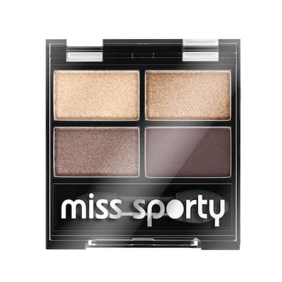 shumee Studio Color Quattro Eye Shadow čtyřnásobné oční stíny 403 Smoky Brown Eyes 5g