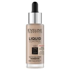 shumee Liquid Control HD Long Lasting Formula 24H make-up na obličej s kapátkem 025 Light Rose 32 ml