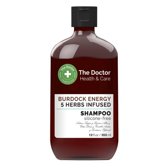 shumee Health & Care Lopuch Energy and 5 Herbs vlasový šampon 355 ml